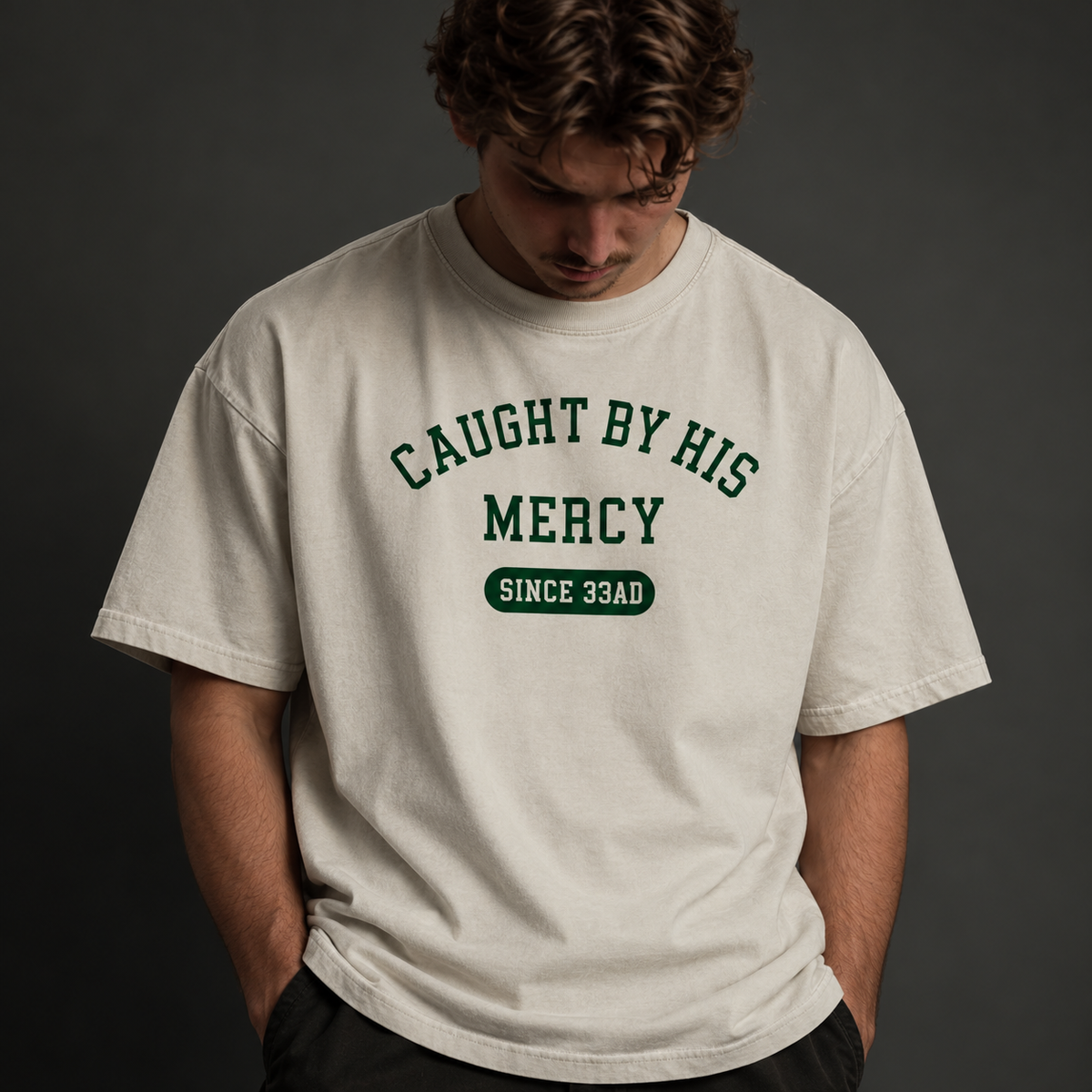 Caught By His Mercy Tee