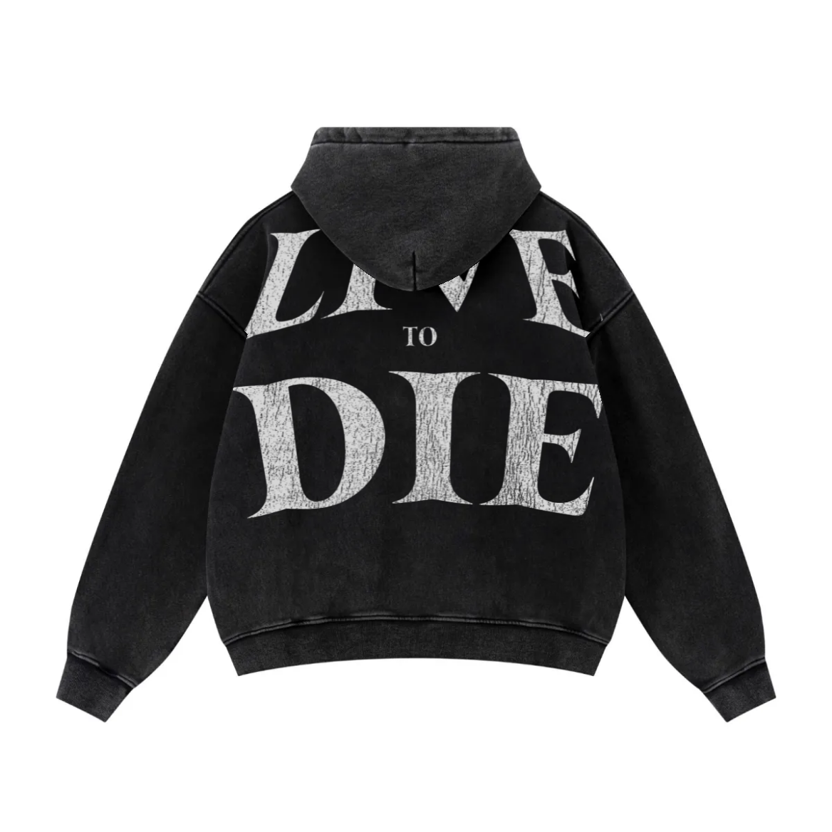 Live to Die Zip Hoodie