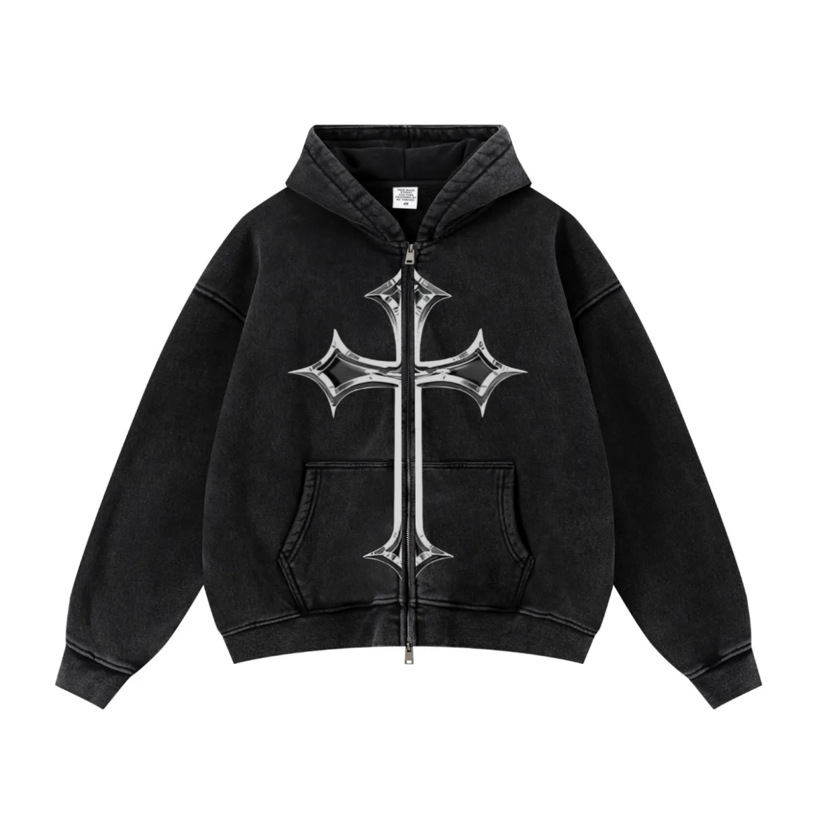 Cruciform Zip Hoodie